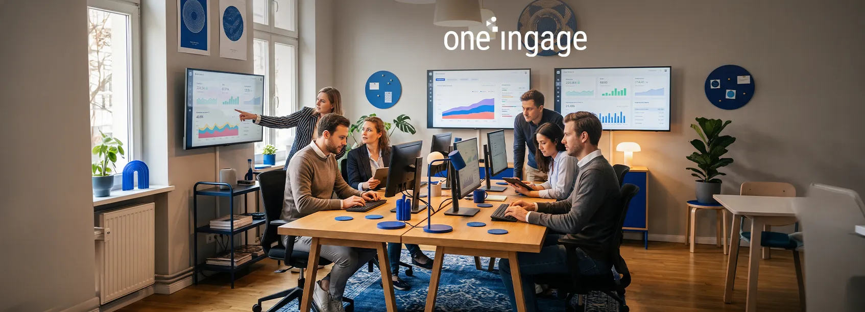 A publisher manages digital ad inventory. A publisher reviews programmatic ad revenue.