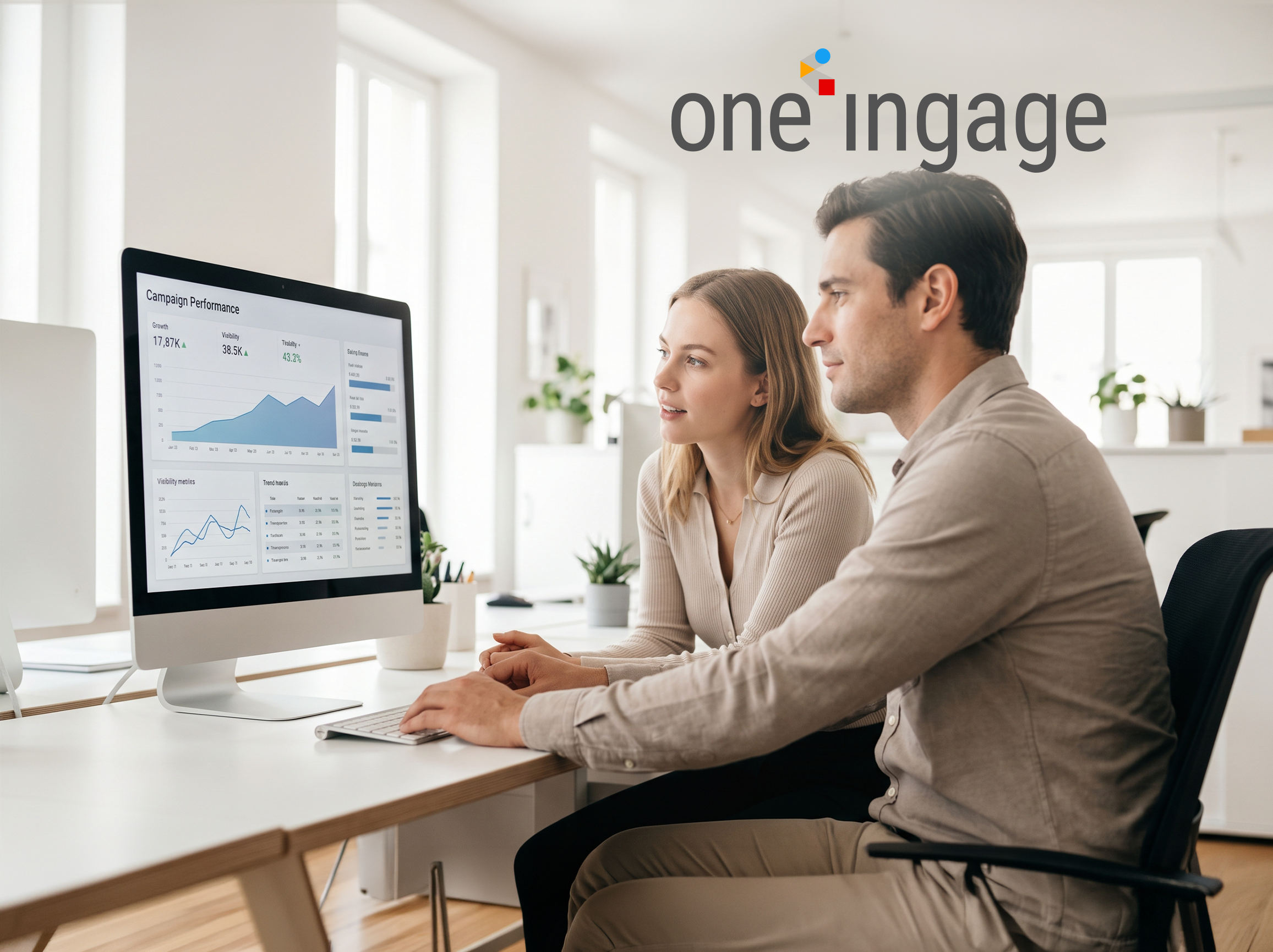 GEO campaign metrics dashboard. AI search optimization data.